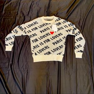 Zadig & Voltaire “Paris lovers” cashmere sweater